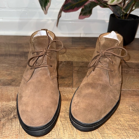 Tod's Polacco Lace Up Suede Chukka Boots Made in Italy - Picture 6 of 16